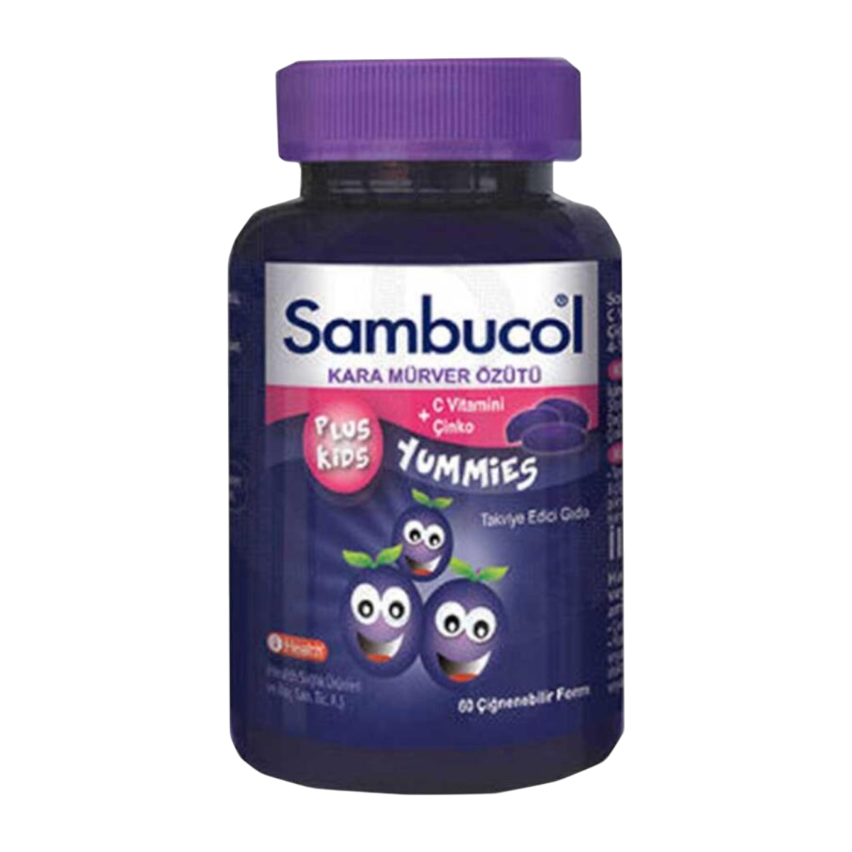 Sambucol Plus Kids C Vitamini+Çinko 60  Adet