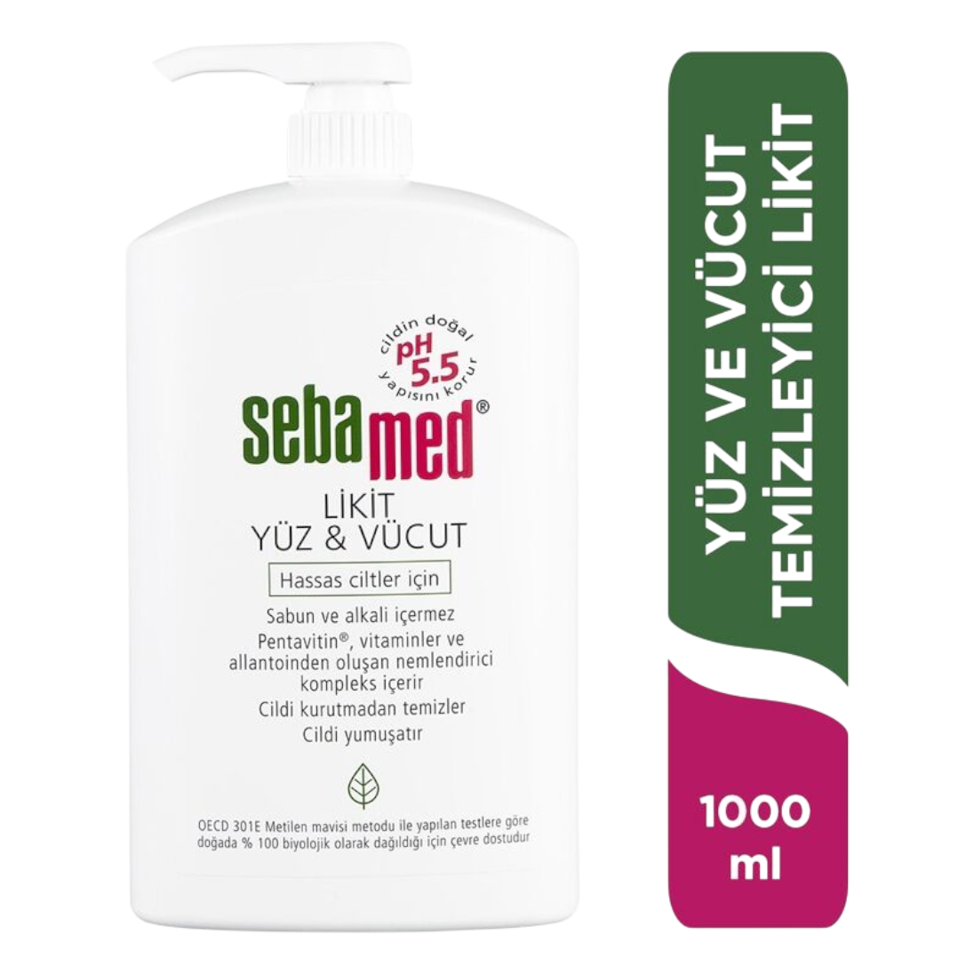 Sebamed Likit Yüz&Vücut Temizleyici 1000 Ml