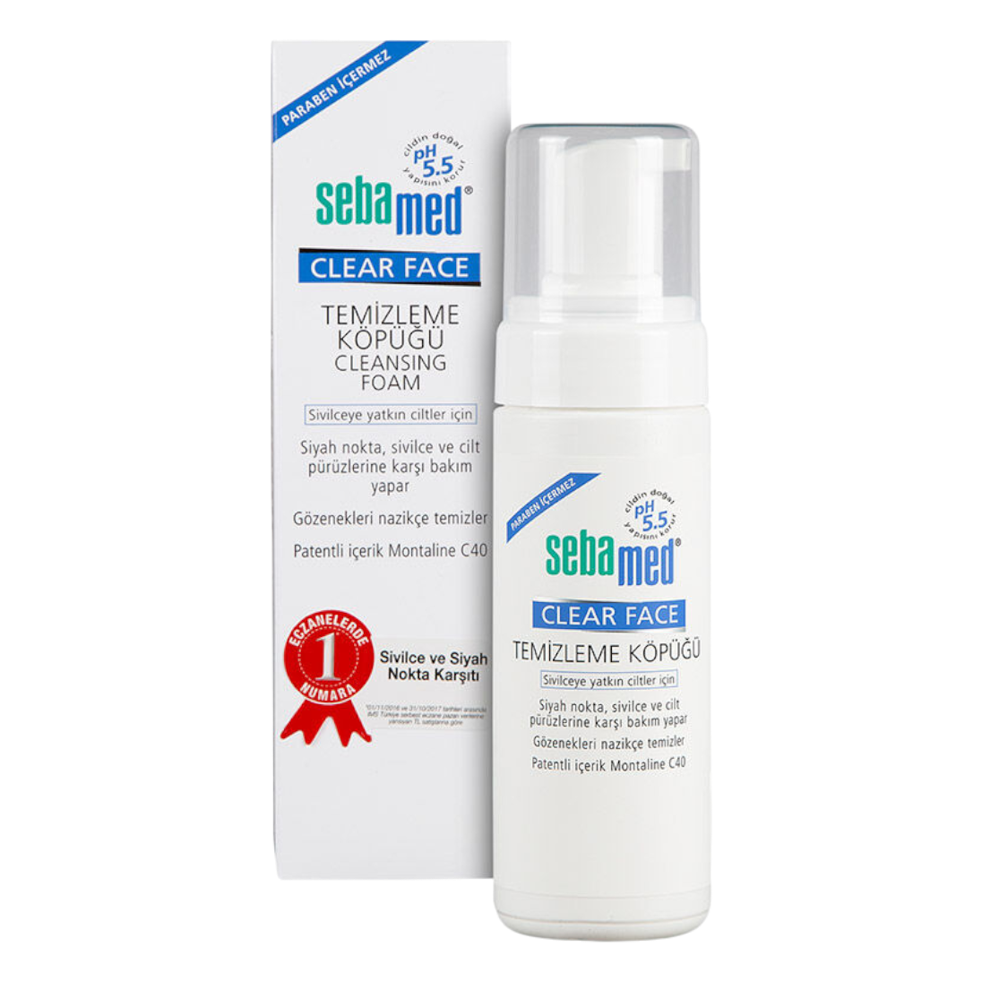 Sebamed Sivilceye Yatkin Ciltler İçin Temizleme Köpüğü 150 Ml