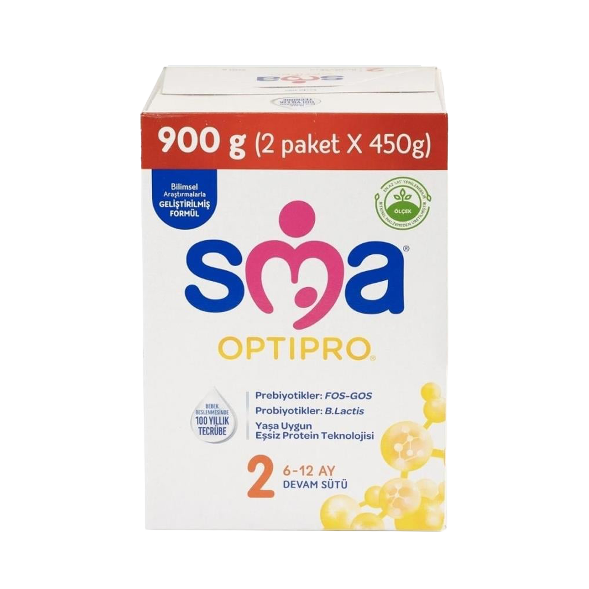 Sma Optipro Bebek Sütü 2 900 Gr