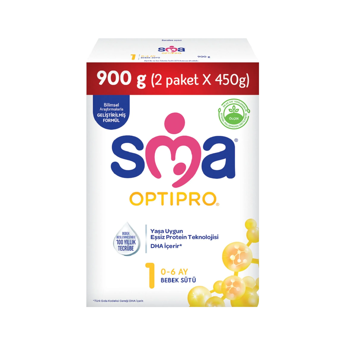 Sma Optipro Bebek Sütü 900 Gr