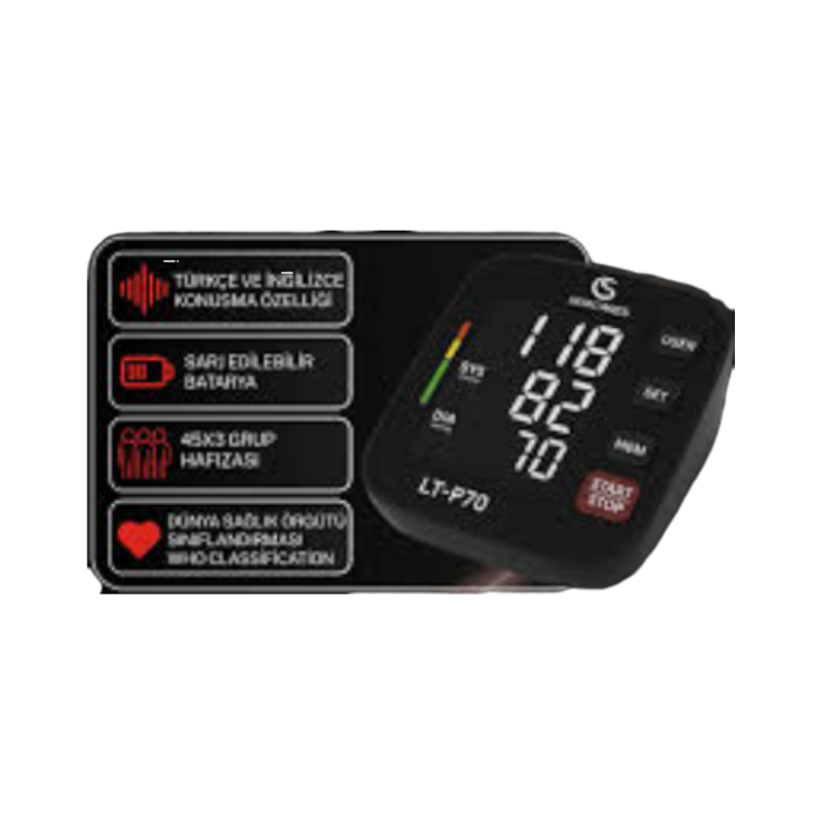 Semcares Contec Konuşan Tansiyon Aleti
Lp-P70