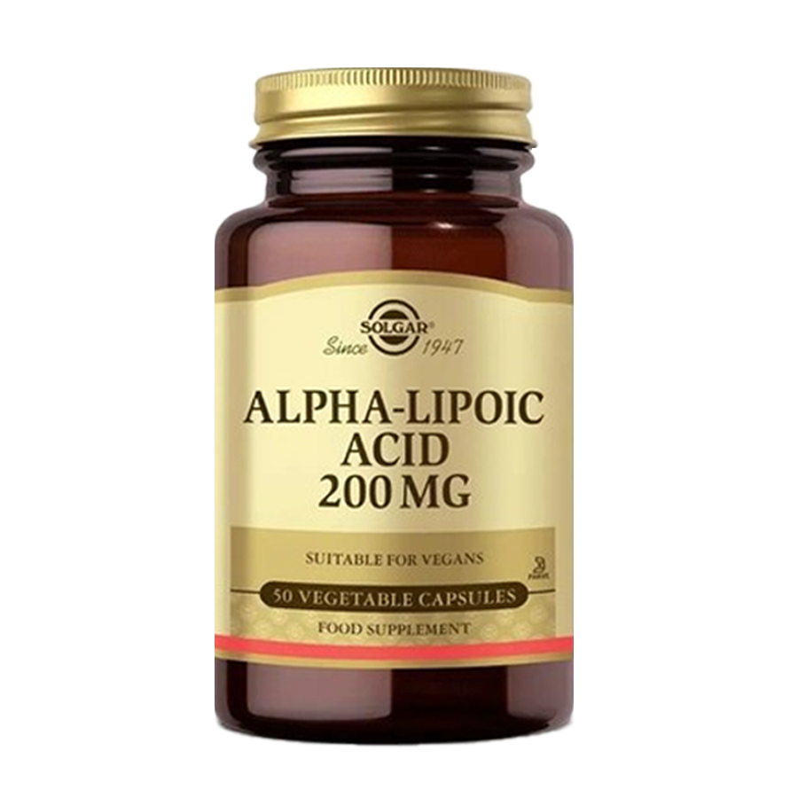 Solgar Alpha Lipoic Acid 200 Mg 50 Kapsül