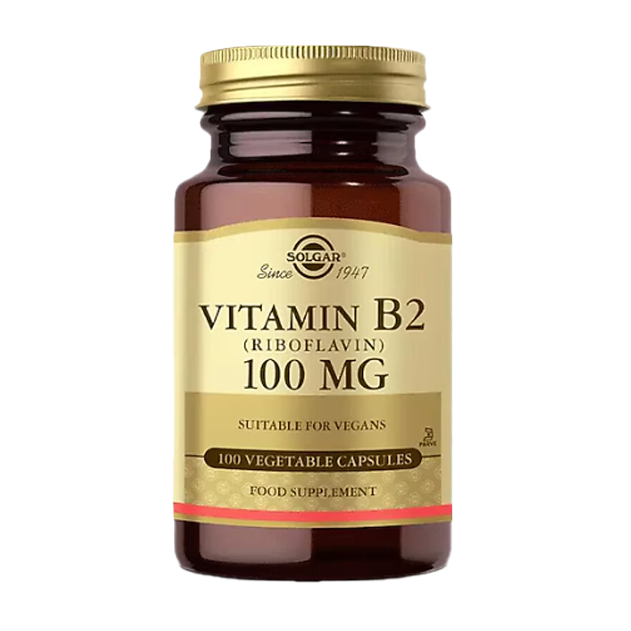 Solgar Vitamin B2 Riboflavin 100 Mg 100 Kapsül