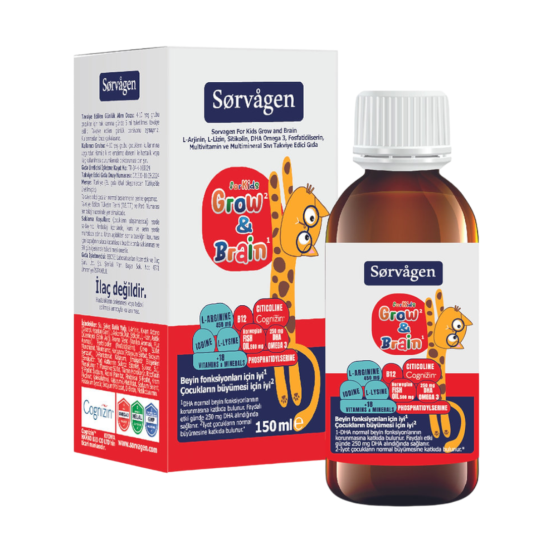 Sorvagen Grow & Brain 150 Ml