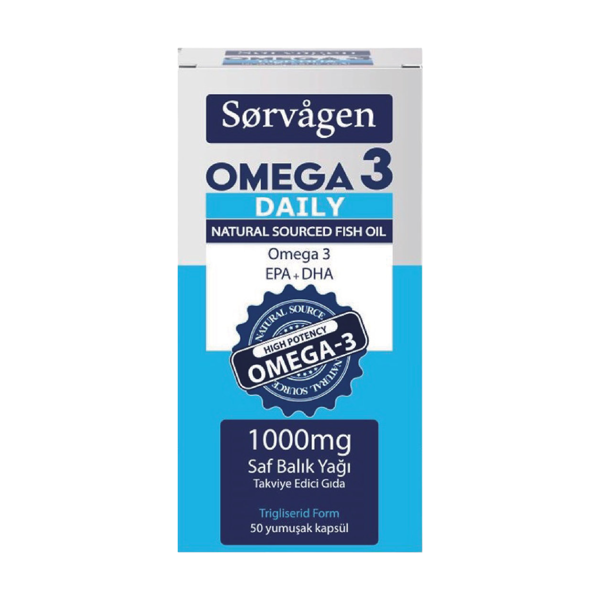 Sorvagen Omega3 Daily 50 Adet