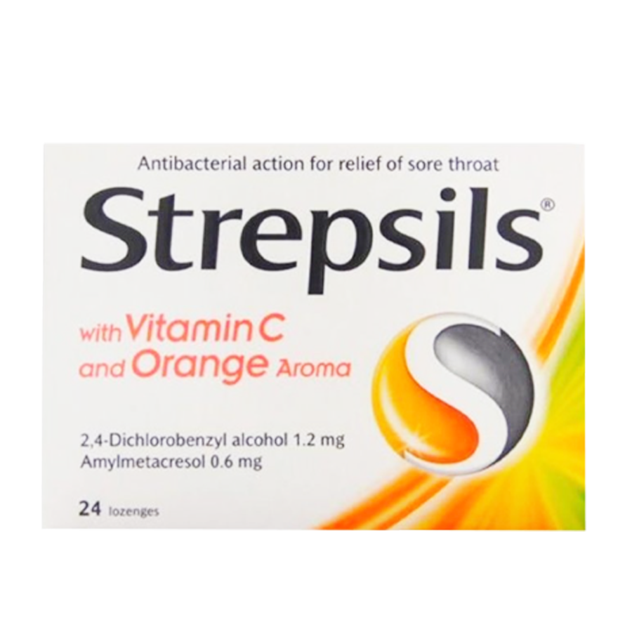Strepsils Pastil C Vitaminli Ve Portakal Aromali 24 Adet