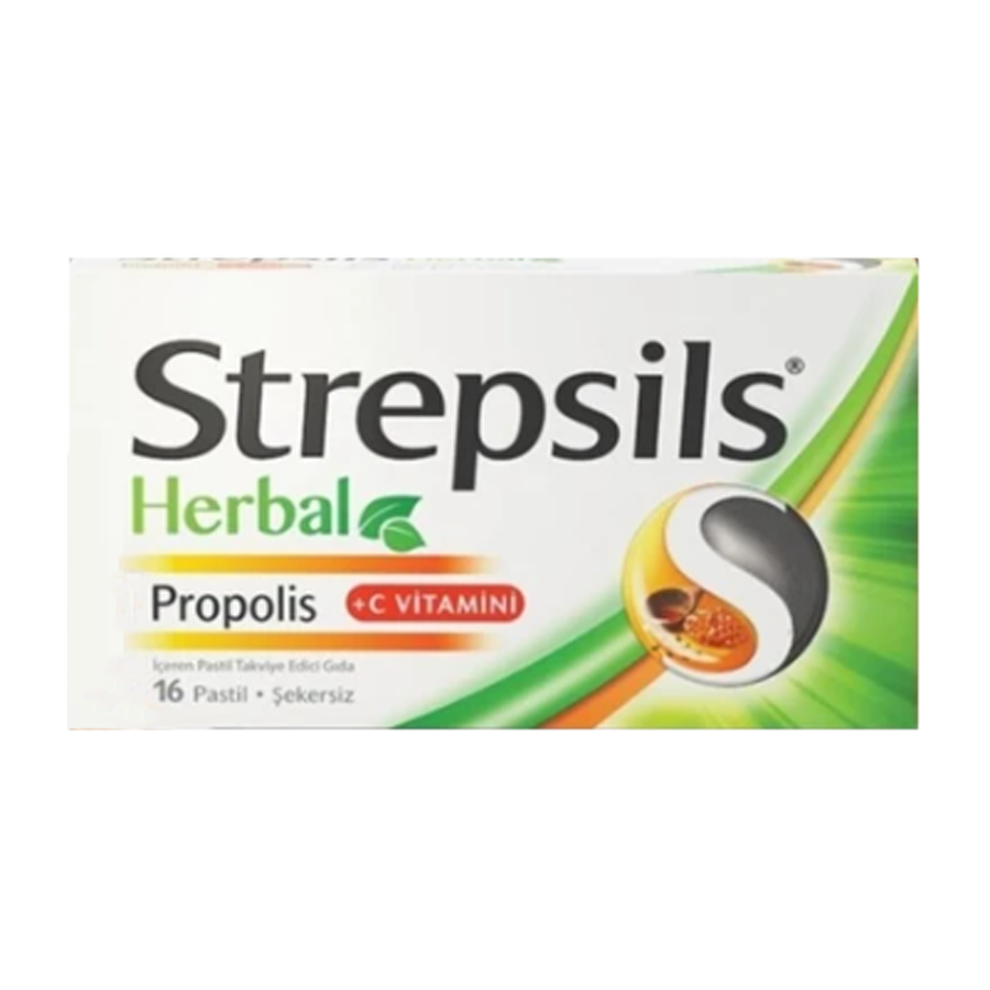 Strepsils Pastil Propolis 16 Adet
