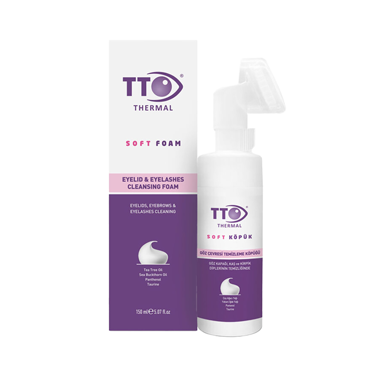 TTO Göz Çevresi Temizleme Köpüğü 150 Ml