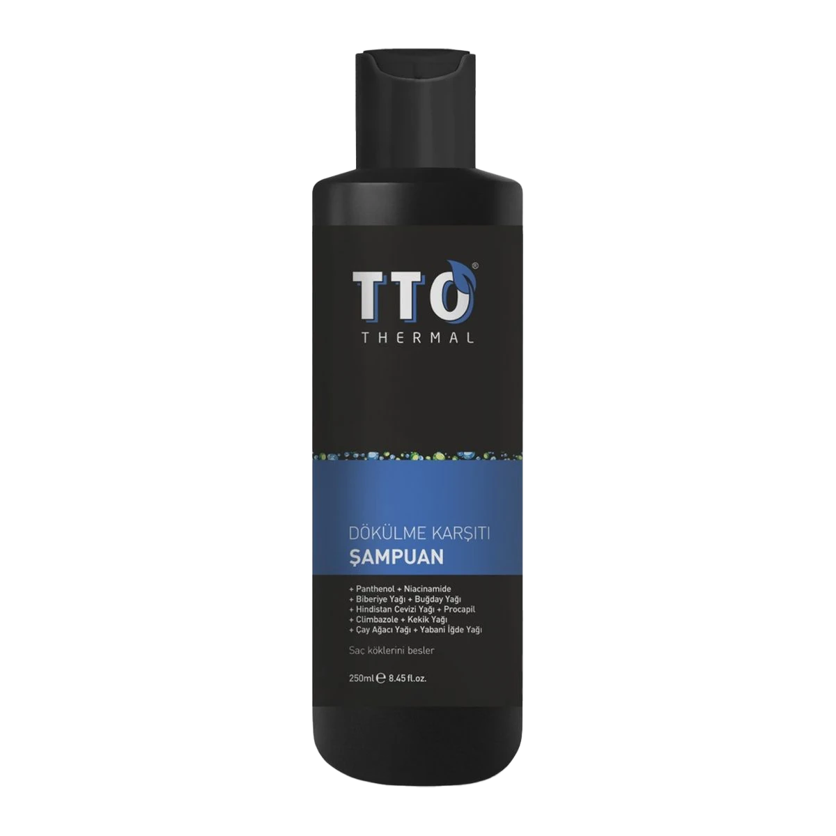 TTO Saç Ve Vücut Şampuanı Black 500 Ml