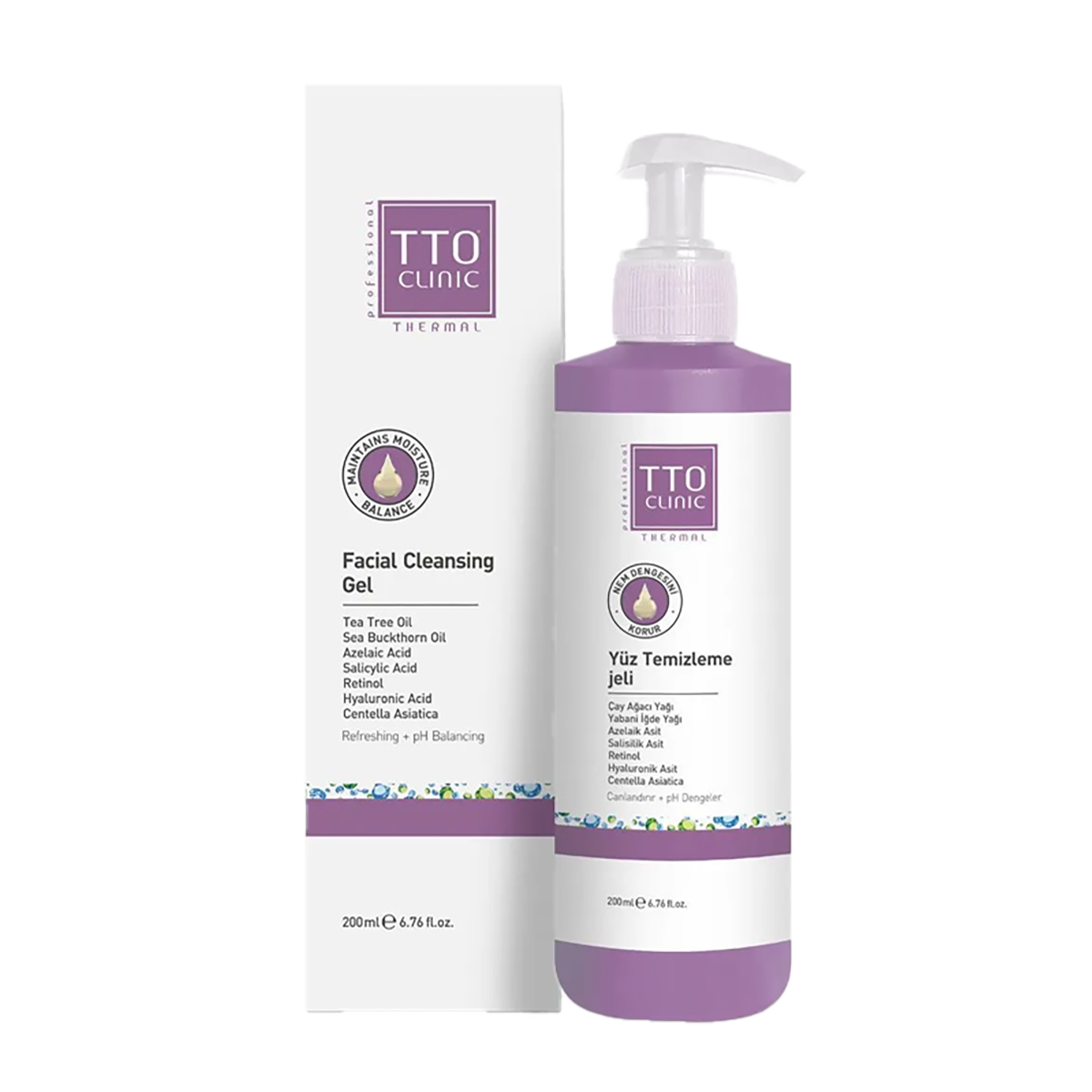 TTO Yüz Temizleme Jeli 200 Ml
