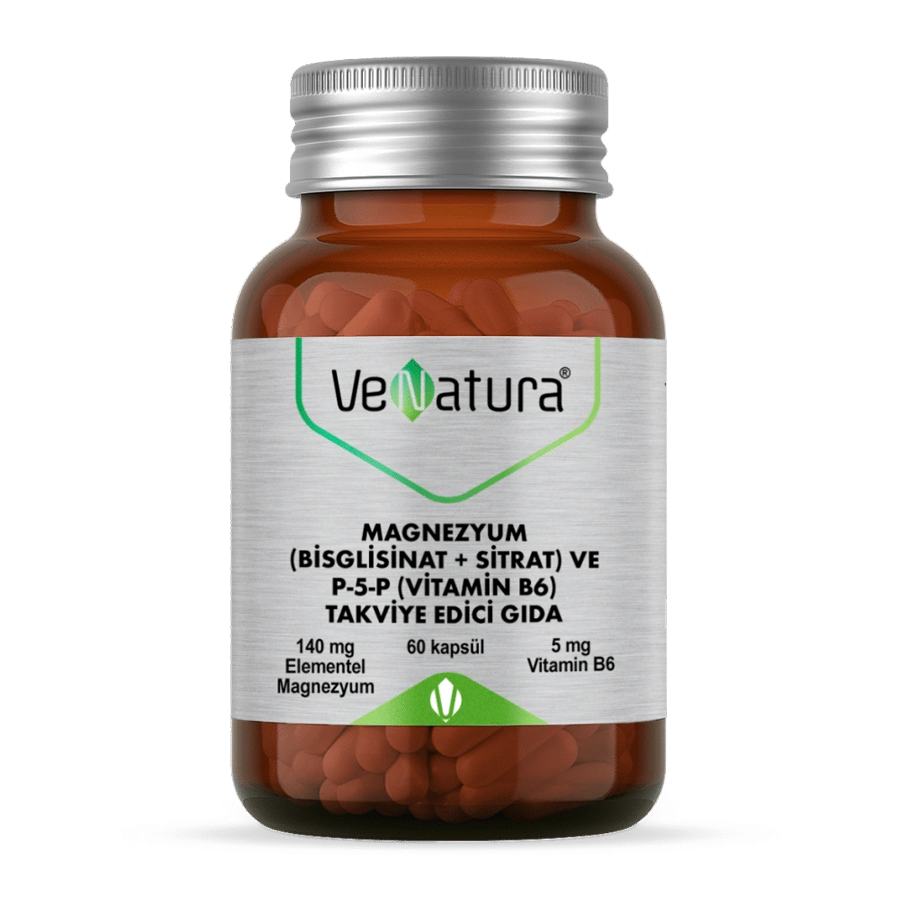 Venatura Magnezyum Ve Vitamin Takviye Edici 60 Kapsül
