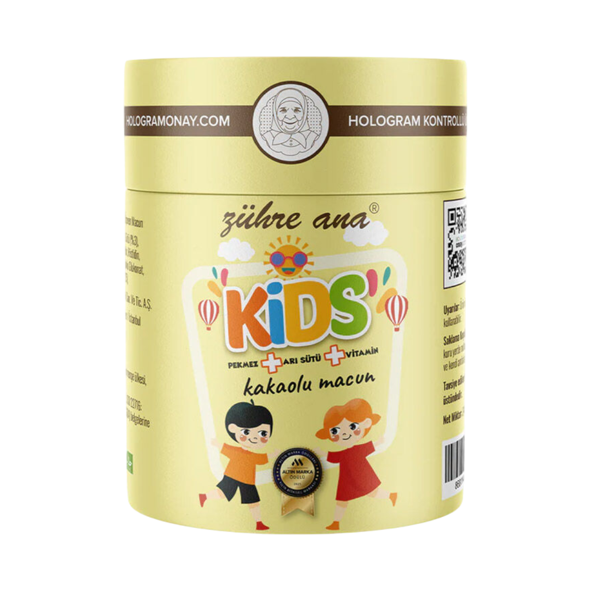 Zühreana Kids Pekmez Ari Sütü Vitamin Kakaolu Macun 240 Ml